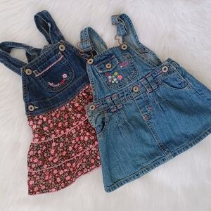 Vintage OshKosh B'gosh Overall Jumpers. Baby 12m.